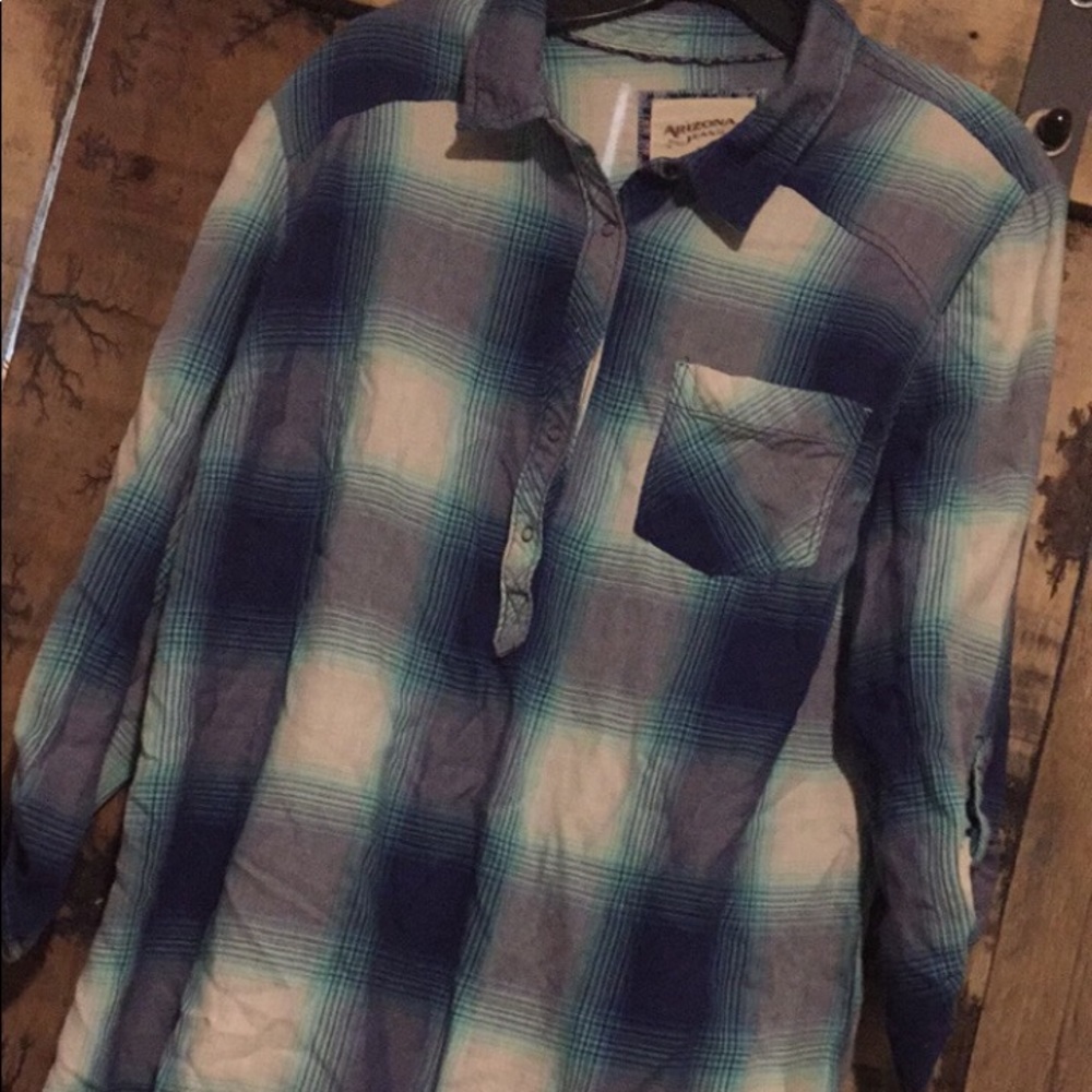 Blue flannel
